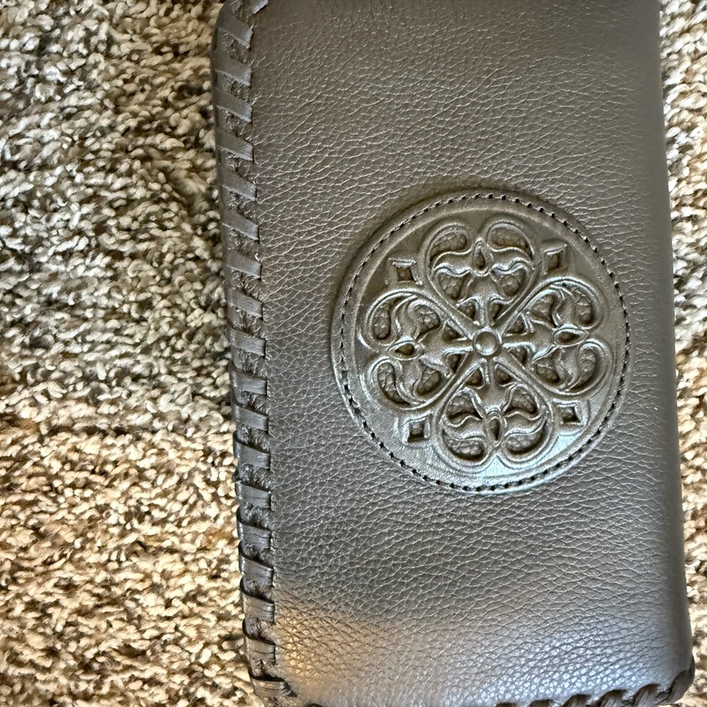 Brighton Pewter Leather Organizer 👜